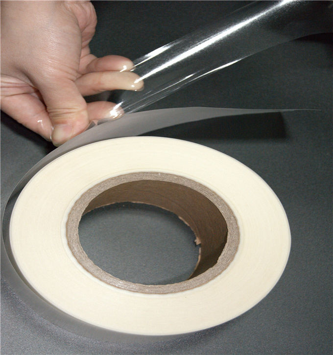 Película adhesiva del alto de 0.03m m del grueso derretimiento caliente transparente elástico de la dureza 60A Tpu para la ropa interior 1